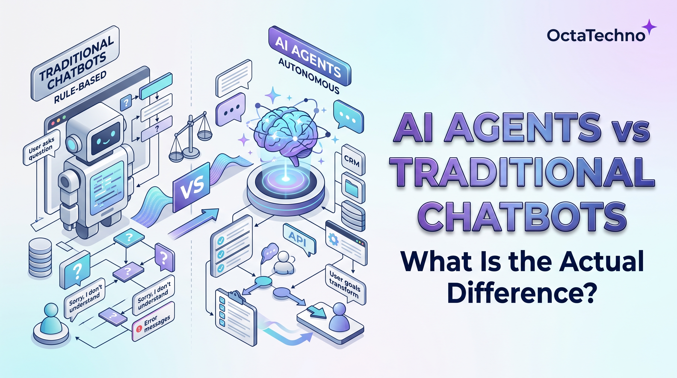 AI Agents vs Traditional Chatbots: What Is the Actual Difference?