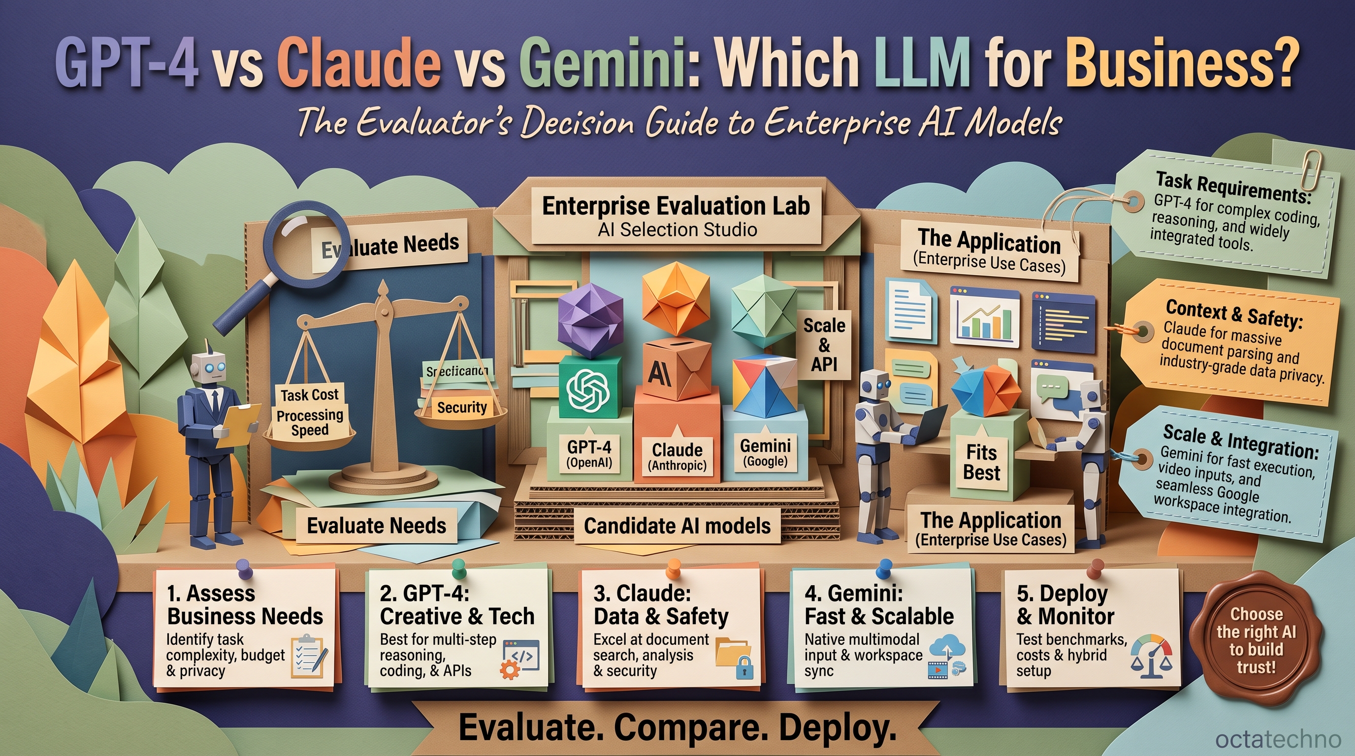 GPT-4 vs Claude vs Gemini: Which LLM for Business?