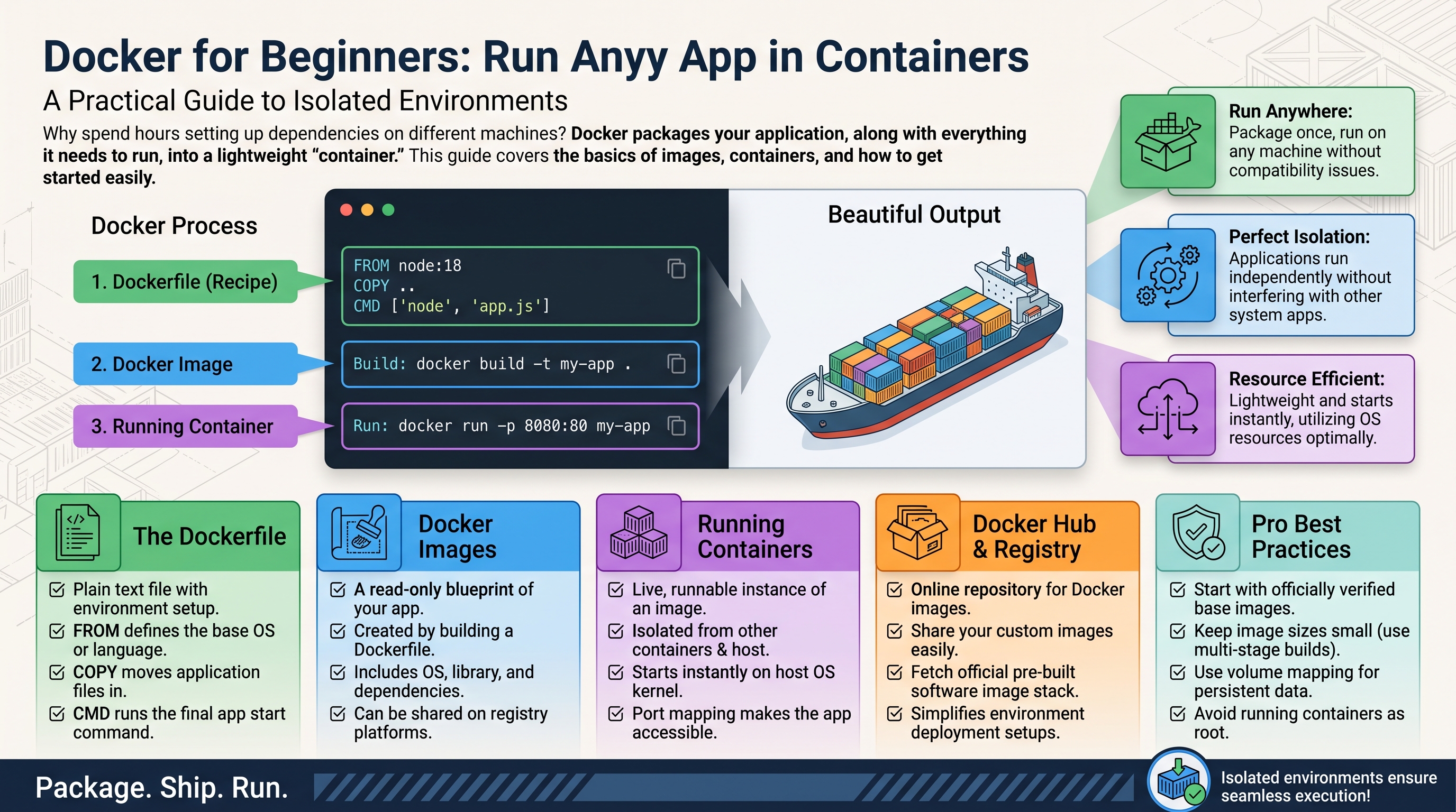 Docker for Beginners: Run Any App in Containers